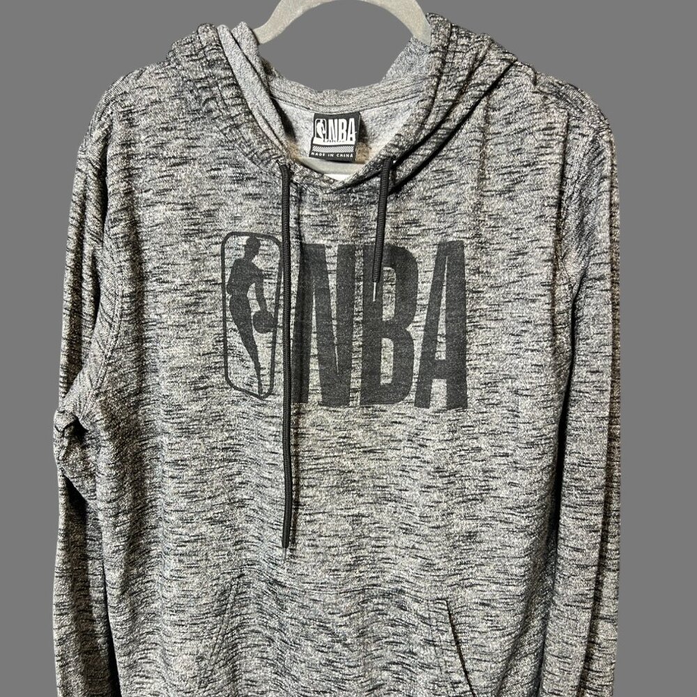 NBA Unisex Lightweight Grey Pullover Hoodie SZ L